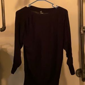Black sweater baggy sleeve
